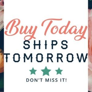 Buy today, ships tomorrow!! Before 9pm!